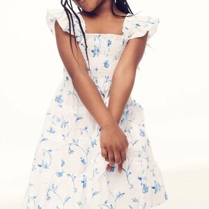 Hill House tiny Ellie nap dress - blue botanical